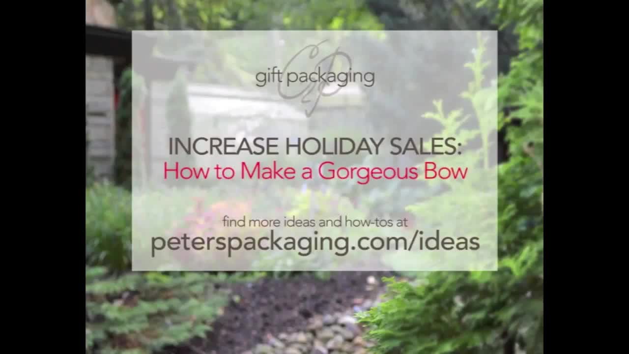 Peters Gift Packaging How to Make a Gorgeous Bow.mp4